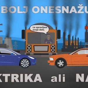 Kaj bolj onesnažuje? ELEKTRIKA ali NAFTA?