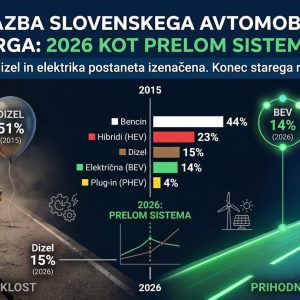Preobrazba slovenskega avtomobilskega trga: leto 2026 kot prelom sistema