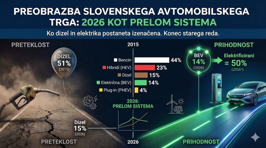Preobrazba slovenskega avtomobilskega trga: leto 2026 kot prelom sistema