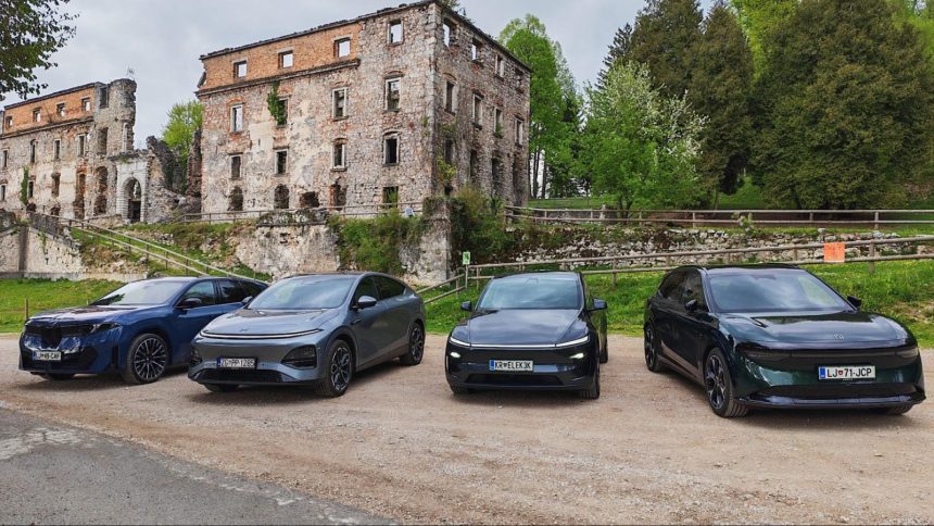 Veliki test štirih električnih SUV-jev