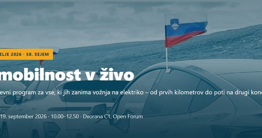 E-mobilnost v živo: v soboto 19. septembra nas najdete na MOS-u v Celju